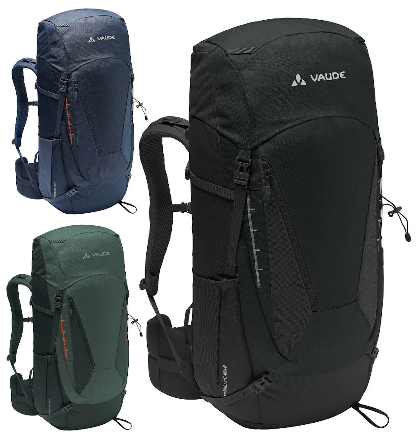 Vaude Asymmetric 42+8 Trekkingrucksack Alpin Pilger Hüttentouren 1 Vaude Asymmetric 42+8 Trekkingrucksack Alpin Pilger Hüttentouren