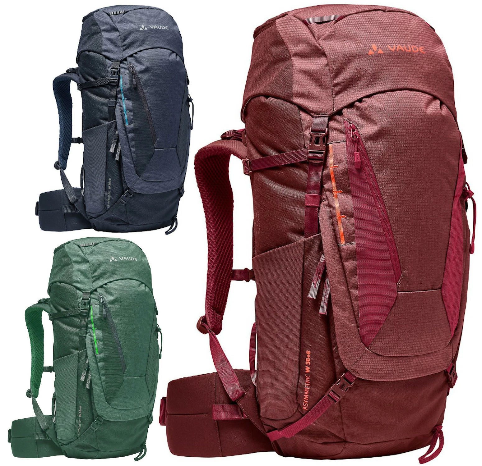 Vaude Asymmetric 38+8 Hüttentouren Trekkingrucksack Alpin Pilger 1 Vaude Asymmetric 38+8 Hüttentouren Trekkingrucksack Alpin Pilger