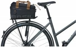 Basil Miles Trunkbag Schwarz-braun Gepäckträgertasche -Deuter Speichern Basil Miles Trunkbag Fahrrad