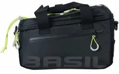 Basil Miles Trunkbag MIK Schwarz-neongrün Gepäckträgertasche Fahrradtasche