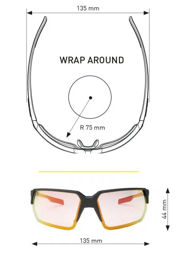 Cratoni C-LITE NXT Photochromic Fahrradbrille Sonnenbrille Sportbrille Running 4 Cratoni C-LITE NXT Photochromic Fahrradbrille Sonnenbrille Sportbrille Running – Bild 4