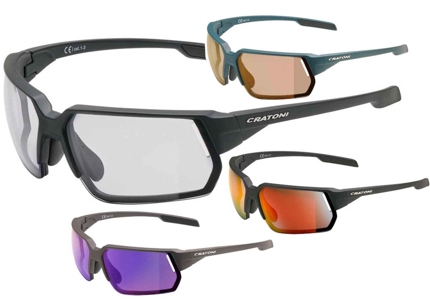Cratoni C-LITE NXT Photochromic Fahrradbrille Sonnenbrille Sportbrille Running 1 Cratoni C-LITE NXT Photochromic Fahrradbrille Sonnenbrille Sportbrille Running