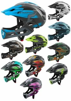 Cratoni C-Maniac Pro Fullfacehelm Downhill Freeride Kinnbügel Visier