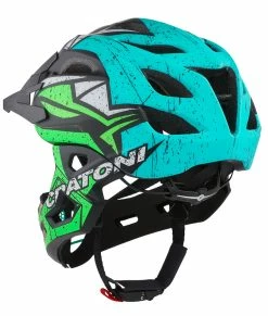 Cratoni C-Maniac Pro Fullfacehelm Downhill Freeride Kinnbügel Visier -Deuter Speichern C Maniac Pro hinten 1