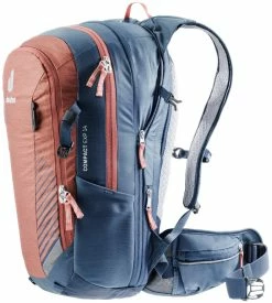 Deuter Sport GmbH Deuter Compact EXP 14 Tagesrucksack Bikerucksack -Deuter Speichern Compact 14 redwood seitlich