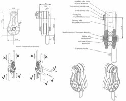 TreeUp Seilblock TU 401 Seilrolle