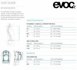 Evoc FR Enduro Protektorenrucksack Bikerucksäcke Fahrradrucksack 17 Evoc FR Enduro Protektorenrucksack Bikerucksäcke Fahrradrucksack -Deuter Speichern Evoc Groessentabelles8mUwBacvojJ3