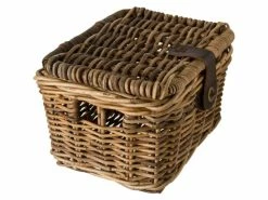 Fastrider Rattankorb Junior Mit Deckel Fahrradkorb -Deuter Speichern Fastrider Korb seitlich