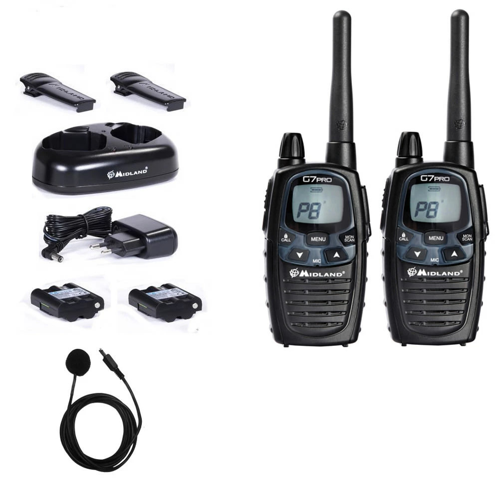 Alan Kofferset Midland G7 Pro Babywächterkoffer Funkgeräteset 1 Alan Kofferset Midland G7 Pro Babywächterkoffer Funkgeräteset