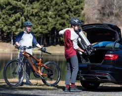 XLC Heckträger Almada Work-E VC-C07 Für 2 E-Bikes Abklappbar Fahrradträger 60 Kg -Deuter Speichern Hecktr ger XLC 4