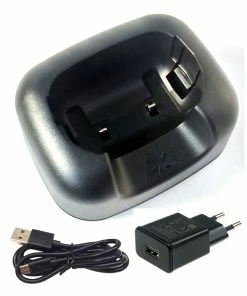 Einzel Ladeschale Für Midland XT-70 Incl.Kabel Und Netzteil Ladegerät