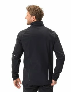 Vaude Herren Fahrradjacke Wintry IV Softshelljacke Wanderjacke -Deuter Speichern ME Wintery black hinten 2