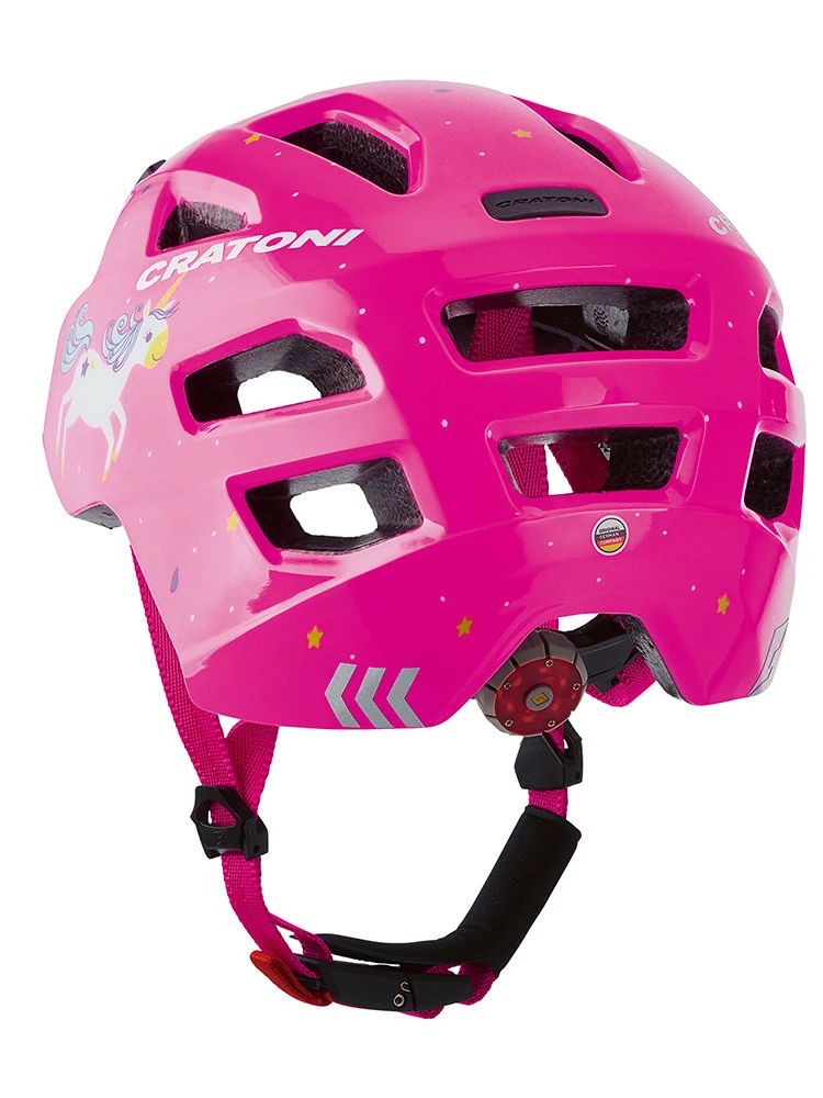 Cratoni Maxster Einhorn Mit Rücklicht Kinderhelm Jugendhelm Laufrad 1 Cratoni Maxster Einhorn Mit Rücklicht Kinderhelm Jugendhelm Laufrad