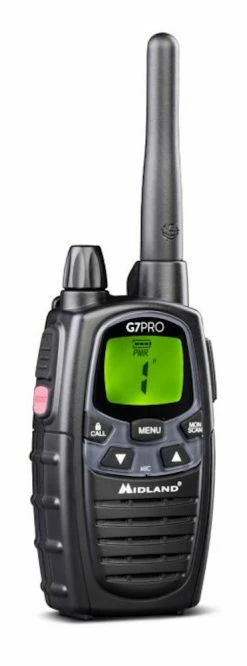 Midland / Alan G7 Pro Work Edition 4 Er Funkgeräte Kofferset C1090.19 -Deuter Speichern Midland G7Pro