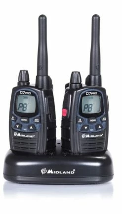 Midland / Alan G7 Pro Work Edition 4 Er Funkgeräte Kofferset C1090.19 -Deuter Speichern Midland G7Pro ladeschale