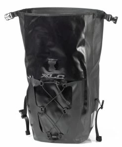 XLC Fahrradtasche BA-W38 Gepäckträgertasche Fahrradtasche Wasserdicht -Deuter Speichern Original XLC Tasche schwarz offen