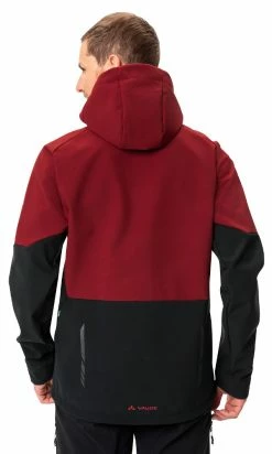 Vaude Qimsa Herren Softshell Fahrradjacke Outdoorjacke -Deuter Speichern Qimsa carmine hinten anwendung