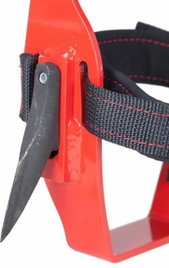 TreeUp Stahlsteigeisen DR 100 Mit Höhenverstellung Baumsteigeisen Kletterhilfe -Deuter Speichern Steigeisen DR 100 3 1