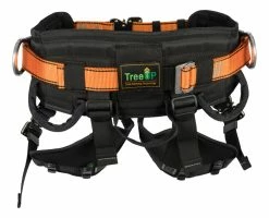 Treeup Starterset Profi Steigeisen Klettergurt Sicherungsseil Transportrucksack -Deuter Speichern TH 030 orange 2RWXirewwafidF