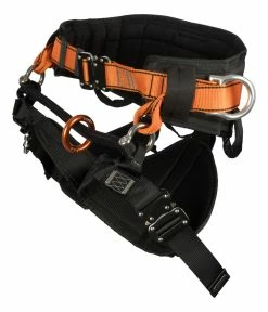 Treeup Starterset Profi Steigeisen Klettergurt Sicherungsseil Transportrucksack -Deuter Speichern TH 030 orange 4A9gdb5ME9k4WT