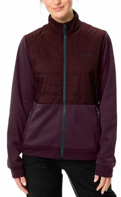 Vaude Damen Yaras 3 In 1 Allwetterjacke Fahrradjacke Wanderjacke -Deuter Speichern WO Yaras 3 in 1 innenjacke cassis und orange