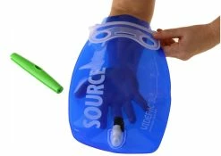 SOURCE Trinkblase Widepac + Sawyer Wasserfilter Trinksystem Rucksack Zubehör -Deuter Speichern widepac oeffnung2 3